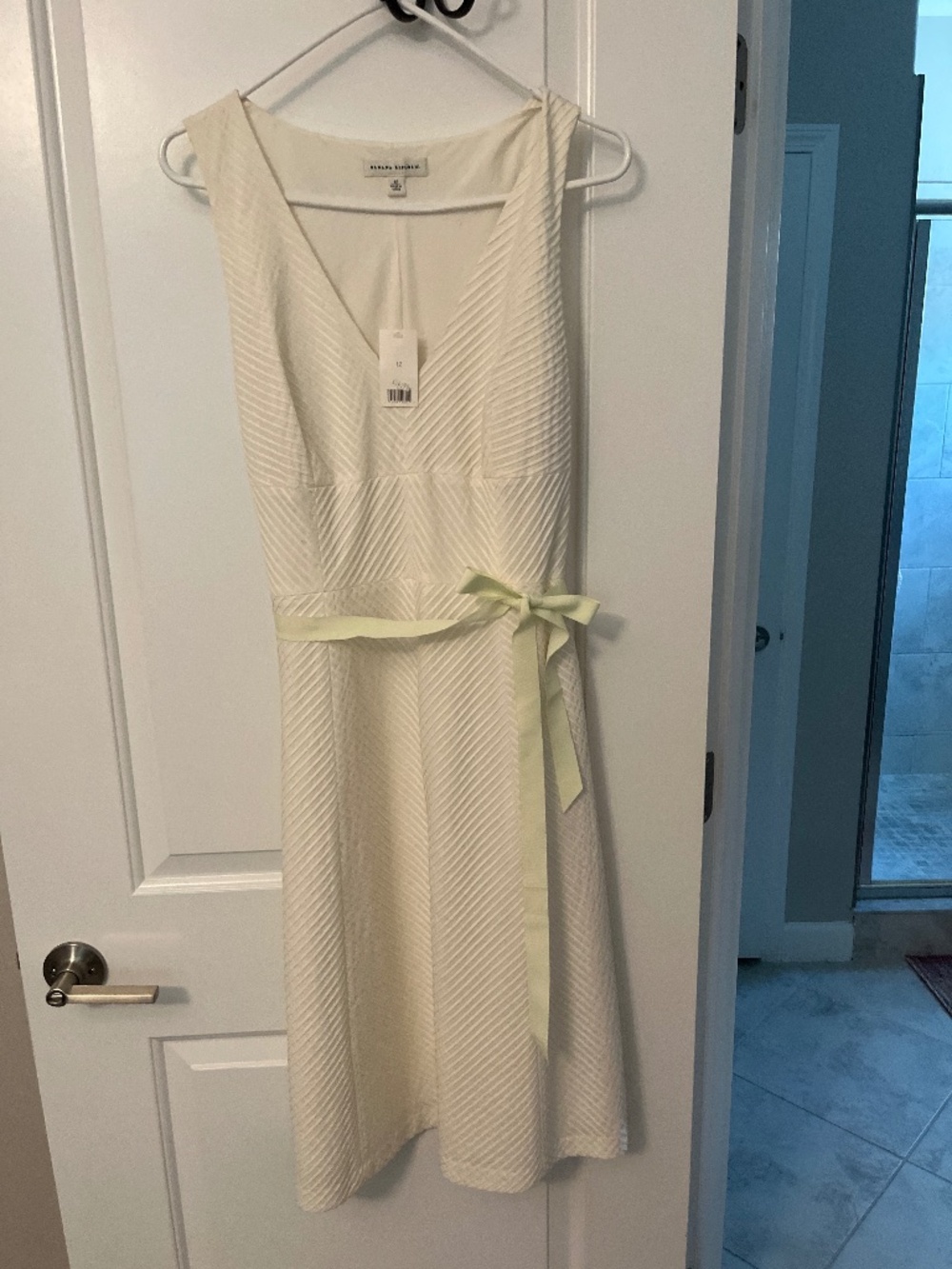 White spring dress